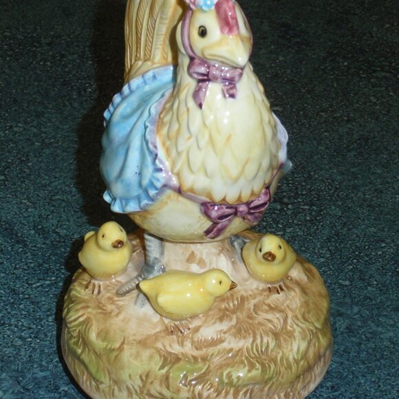 Beatrix Potter Roating Music Box "Sally Henny Penny" Chicken Christmas Gift! - Picture 3 of 9